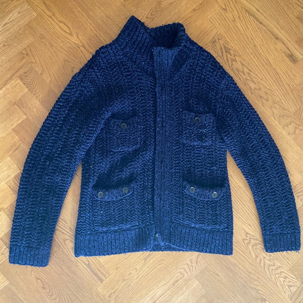 Burberry heavy knit cardigan
